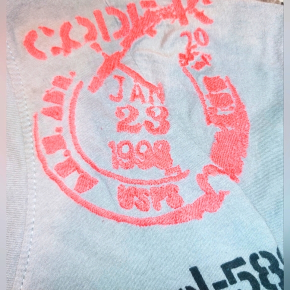 Rare Swarovski Grey Long Sleeve Travel Shirt Medium Susan Fixel - Picture 6 of 8